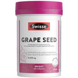 Swisse Grape Seed Capsules, Niacinamide ສໍາລັບການບໍລິຫານປາກ, ຕ້ານການສີເຫຼືອງແລະຢາຄຸມກໍາເນີດເພື່ອຄວາມຂາວຄວາມງາມ