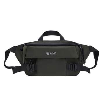 Men's portable large-capacity waist bag versatile chest bag