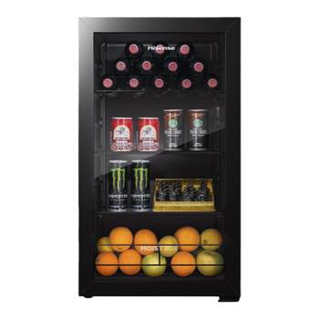 Hisense 93l liter ice bar household small commercial living room red wine cabinet tea cabinet refrigerator low noise refrigeration freezer