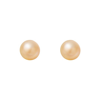Shiwu 999 sterling silver pearl stud earrings for women hypoallergenic