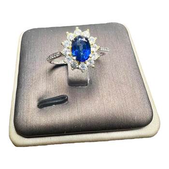 Natural sapphire royal blue princess diana