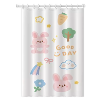 Salle de bain toilette Toilet Curtains Free to Bathroom Toilet Small Windows Special Shelter Curtain Anti-Peep imperméable anti-marche