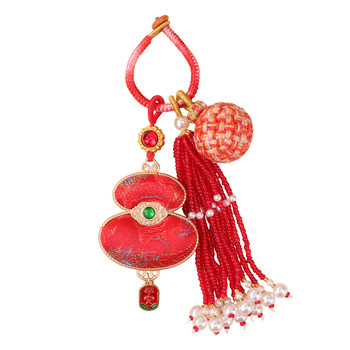 Song jin ruyi money bag rice beads ring buckle chinese style weaving