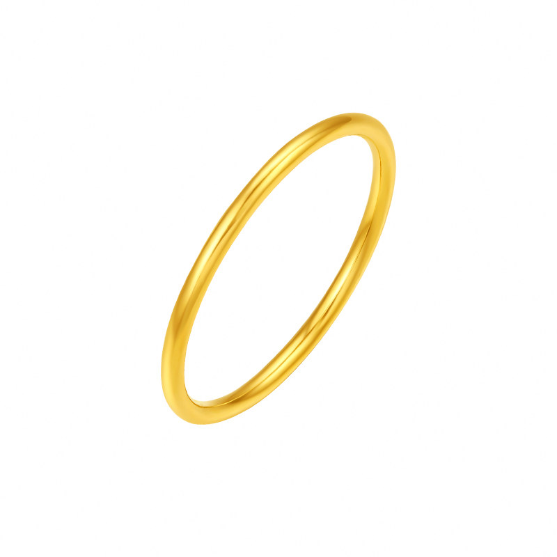 Saphire solid gold ring, aperture gold ring, thin ring, versatile stackable niche design, gift to girlfriend for her own wear