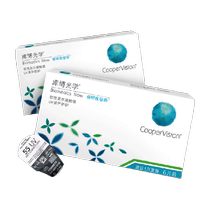 Imported Cooper Optical contact lenses for myopia double clear vision double crescent disposable 6 pieces hydrogel non-daily disposable contact lenses