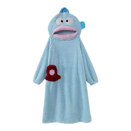 小丑鱼连体睡衣秋冬珊瑚绒加厚保暖搞怪卡通睡袍男女孩儿童家居服