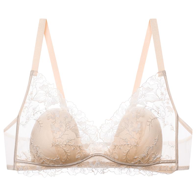 Ubras comfortable bud endless flower sea sexy bra