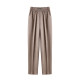 High waist straight stretch mommy straight trousers
