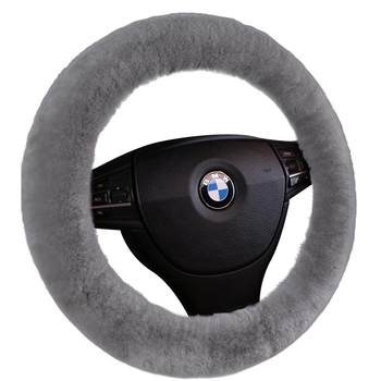 Non-slip universal steering wheel cover pure wool goddess winter