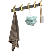 Light and luxurious hooks into the door Bathroom hanging clothes hook wall wall-mounted door rear hangover wall hanger free of punch 2110