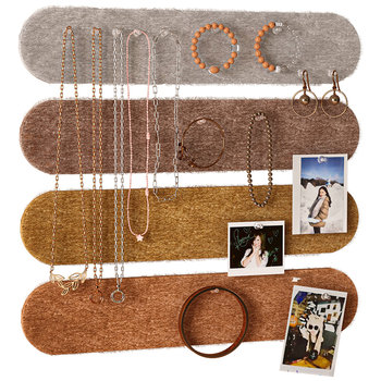 Felt board jewelry display rack storage photo wall rack