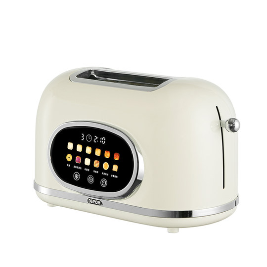 德宝麦智能触屏多士炉菜谱烤面包机吐司机家用加热多功能早餐机