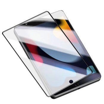 ບໍ່ມີຂອບຫັກ ເຫມາະກັບ ipad2021 flat airbag tempered film Apple air5 full screen pro11 inch 9 film 9th generation 10th generation protection screen 10.2 inch HD 2022 new model A2696 anti-fall