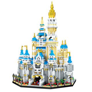 World street scene tiananmen yellow crane tower children's toys