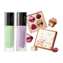 ZEESEA multi-effect isolation cream and makeup cream in one 30g*2 bottles marshmallow air cushion puff 4 pieces gift box