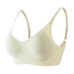 Forlé Girl Seamless Underwear Jelly Glue Soft Support Thin Wireless Comfortable One-piece Bra