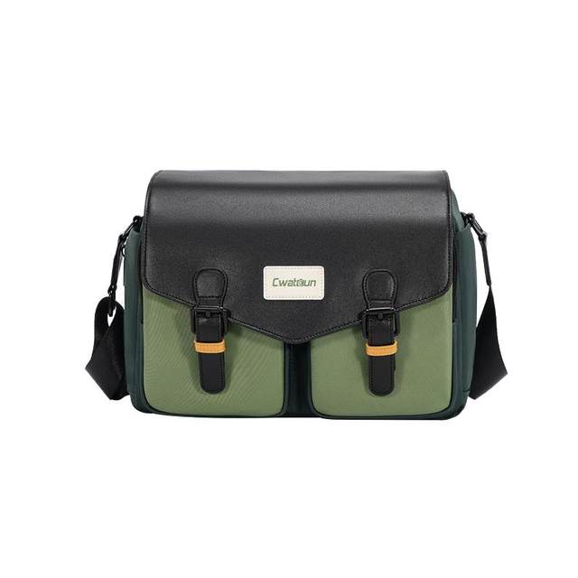 Cwatcun single-shoulder camera bag lightweight and waterproof