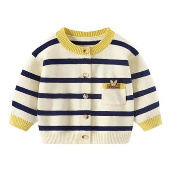 Children's sweater knitted cardigan boys outer wear Children's sweater knitted cardigan boys outer wear