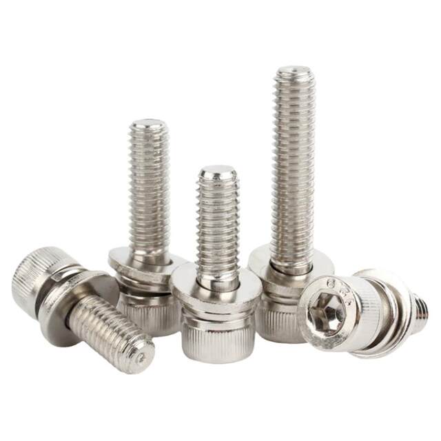 Hexagon screws with pad