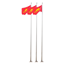 Shengqi Weiye stainless steel flagpole 12m conical 9m lifting manual electric high flagpole 15m hospital construction site