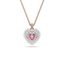 Swarovski Idyllia Love Heart Earrings Necklace Womens Clavicle Chain Pendant