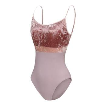 Zhongaiwuyuan Ballet Gymnastics Suit Adult Practice Clothes Women's Velvet Splicing One-Piece Suit Slimming