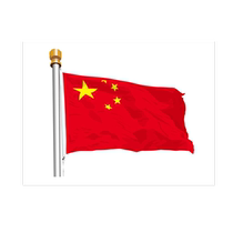 Red and yellow double-sided flag Sports Games square team props red flag dance performance student group gymnastics spelling waving flag five-star red flag No. 12 No. 3 No. 4 No. 5 No. 6 Nano waterproof national flag customization