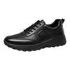 Kangnai casual leather shoes non-slip wear-resistant outdoor walking shoes