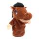 Animal hand puppet toy mouth horse doll parent-child game storytelling cartoon horse glove doll doll