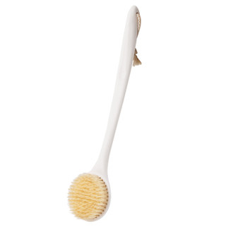 Miniso premium pig bristle bath brush with long handle
