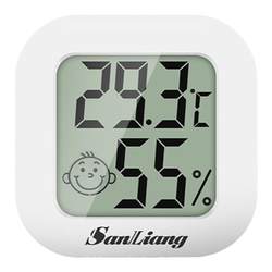 Japan's three-quantity high-precision mini thermometer temperature and humidity meter indoor home wall-mounted room temperature precision thermometer