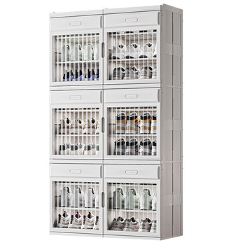 Multi-layer shoe box without installation
