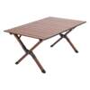 Outdoor camping barbecue egg roll table folding table