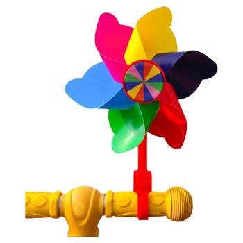 Colorful rotating windmill with rounded corners that won’t hurt your hands