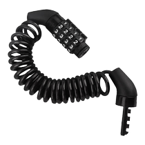 Motorcycle helmet lock 4-digit password lock wire lock electric vehicle bicycle portable chain anti-theft lock wire cable lock