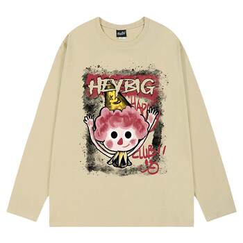 Ins long sleeve heybig hip hop men and women