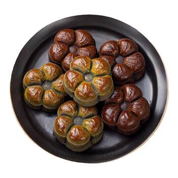 Buckwheat black sesame cake, sucrose-free and high-calcium nutritional snack