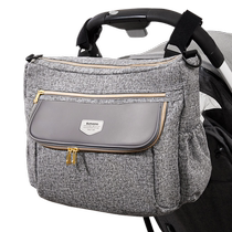 Sanmei baby stroller hanging bag hanging bag storage bag multifunctional universal accessories storage bag stroller PU hanging bag