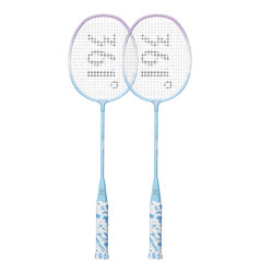 361 Degree Badminton Racket Genuine Official official store Ultra-Light Double Racket Full Carbon Adult Professional Fiber Set Equipment