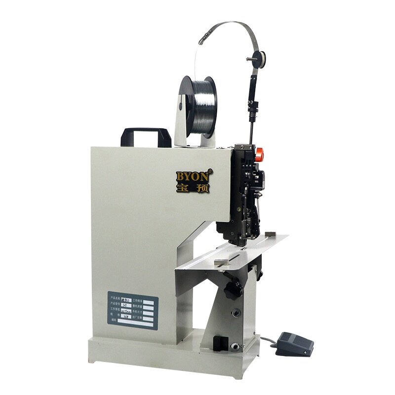 Holler wire saddle binding machine, Holler nail head stapler, high speed binding machine, flat nail center seam binding
