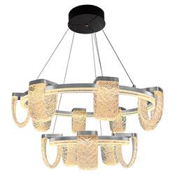 Living Room Chandelier 2026 New Model French Light Luxury Modern Minimalist Bedroom Dining Room Linear Chandelier