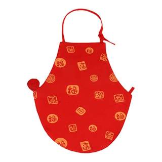 Baby red apron to protect the stomach pure cotton newborn male and female baby sleeping to prevent cold children spring, autumn and summer thin section