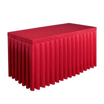 Conference tablecloth table cover hotel banquet table skirt tablecloth Conference tablecloth table cover hotel banquet table skirt tablecloth