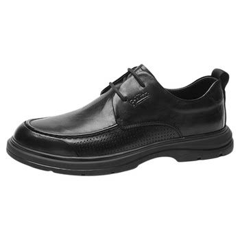 Goldlion genuine leather breathable business casual leather shoes
