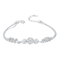 (Self-operated) DAISY BEAUTY transfer bead bracelet S990 silver female design bracelet as a gift for your girlfriend