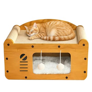 Cat scratching toys in one