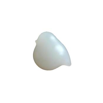 Fat bird edge jade pendant gold inlaid with jade