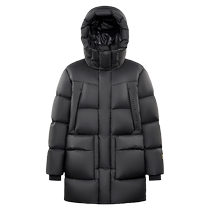 (Govan Black Gold Goose Down Jacket) Functional 4 0 large five grid outdoor down jacket for men and women new winter cold-proof clothing