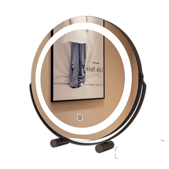 Cosmetic mirror desktop tabletop led with light fill-in light