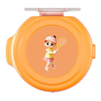 Badminton single training device for children one person self-tapping suction cup automatic rebound indoor practice spinning artifact